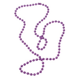 U.S. Toy JA851-05 Metallic Purple Beads / 4-pc Hang Tag