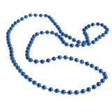 U.S. Toy JA851-07 Metallic Blue Beads / 4-pc Hang Tag