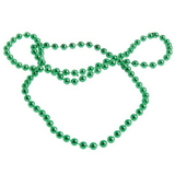 U.S. Toy JA851-10 Metallic Green Beads / 4-pc Hang Tag