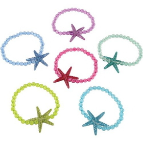 U.S. Toy JA866 Starfish Bracelets/6-Pc