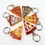 U.S. Toy KC364 Pizza Key Chains, Price/Dozen