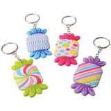 U.S. Toy KC406 Candy Rubber Keychains