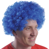 U.S. Toy KD25-07 Blue Team Spirit Afro Wig