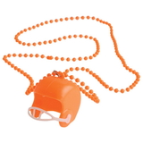 U.S. Toy KD30-09 Orange Bead Necklaces With Football Helmets