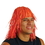 U.S. Toy KD38-09 Orange Tinsel Foil Party Wig, Price/Each