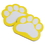 U.S. Toy KD47-08 Pawprint Memo Pads / Yellow, Price/Dozen