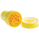 U.S. Toy KD48-08 Pawprint Stampers / Yellow - 6 Pieces