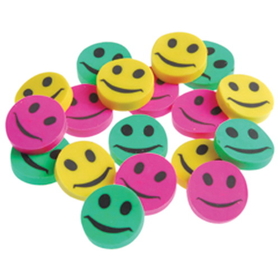 U.S. Toy LM71 Mini Smiley Face Erasers