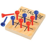 U.S. Toy MU846 Wood Tic-Tac-Toe Games - Travel Games