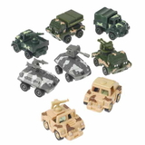 U.S. Toy MX347 Pull Back Army Vehicles