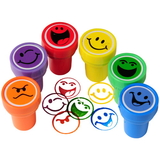 U.S. Toy MX455 Smiley Face Ink Stampers - 6 Pieces