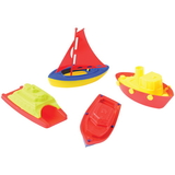 U.S. Toy MX499 Plastic Sailing Boats / 4-pc