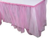 U.S. Toy NP308 Pink Tulle Table Skirt