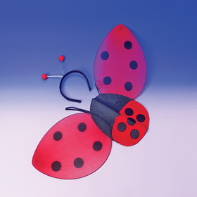U.S. Toy OD271 Lady Bug Wings & Antenna Costume Set