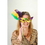 U.S. Toy OD285 Mardi Gras Sequin Mask with Feathers and Stick, Price/Piece