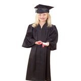U.S. Toy OD304 Black Gradutation Cap and Gown