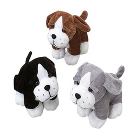 U.S. Toy SB369 Sitting Dogs Stuffed Animals