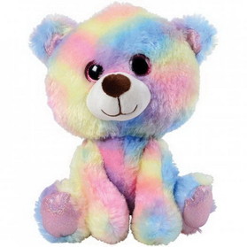 U.S. Toy SB681 Rainbow Glitter Eyes Bear
