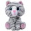 U.S. Toy SB683 Glitter Eyes Striped Cat Plush, Price/Piece