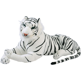 U.S. Toy ST6166 Plush Jumbo Realistic White Tigers