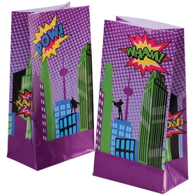 U.S. Toy TU247 Superhero Paper Bags