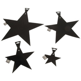 U.S. Toy TU50-01 15" Foil Stars/Black-24 Pcs