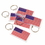 U.S. Toy US30 American Flag Key Chains, Price/Dozen