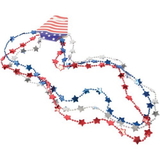 U.S. Toy US46 Patriotic Flat Star Beads