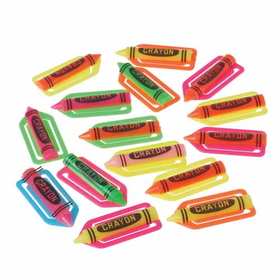 U.S. Toy VL138 Crayon Clips / 48-Pc