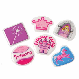 U.S. Toy VL155 Princess Puffy Stickers / 72-Pc
