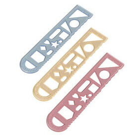 U.S. Toy VL15 Stencil Rulers-72 Pcs