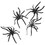 U.S. Toy VL19 Black Spider Rings-36 Pieces, Price/pack