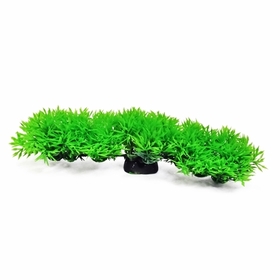 Aquatop AT01169 Plastic Freshwater Aquarium "Bendable Fuzzy" Green Foreground Plant 8" W x 2" H