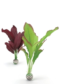 BO00505 BiOrb Silk Plant Pack, Medium Green/Green