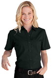 Vantage 1101S Women's Blended Poplin Short Sleeve Shirt - Imprinted