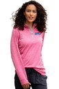 Vansport 3411 Women's Melange 1/4-Zip Tech Pullover