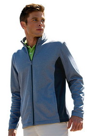 Vansport 7120 Heathered Blocked Knit Jacket