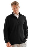Vantage 9175 60% cotton 1/4-Zip Flat-Back Rib Pullover - Imprinted