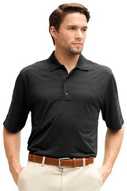 Greg Norman GNS4K758 Play Dry Horizontal Textured Stripe Polo