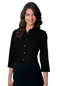 Van Heusen VANH0527 Women's Easy-Care Dress Twill Shirt - Embroidery