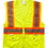 Xtreme Visibility XVSV3355MZ DOT Class 2 Contrast Stripe Zip Vest