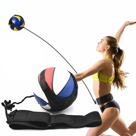 GOGO Soccer Trainer with Drawstring Bag for Ball Control Practice Adjustable Black Kick Training Equipment for Youth and Student