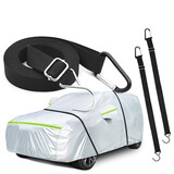 Muka 2 PCS Adjustable Nylon Strap with Hook and Loop for Car Cover Windproof Fixing Band