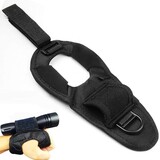 Muka Nylon Flashlight Strap Adjustable Hook and Loop Arm Band for Outdoor Activities