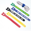 Muka Multi-Size Custom Reusable Fastening Cable Ties Logo Printed Hook and Loop Cable Tie Wraps