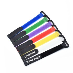 Muka 500 PCS Personalized Reusable Fastening Cable Ties Nylon Tie Wraps with Custom Logo