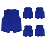 TOPTIE Kid Volunteer No-Button Child Vest Victorian Waistcoat Peasant Party Costume Vests(5 Packs)