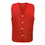 TopTie Unisex Button Front Apron Vest, Uniform Vest With Waist Pockets