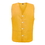 TopTie Unisex Button Front Apron Vest, Uniform Vest With Waist Pockets