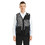 TOPTIE Adult Mesh Vest Zipper Supermarket Team Volunteer Uniform Vest - Black